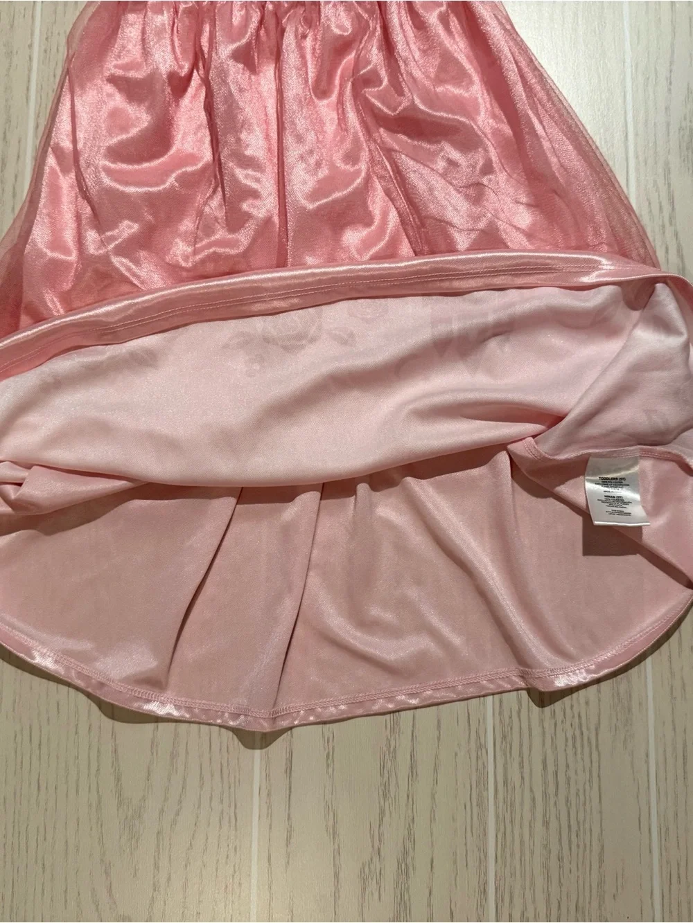Disney Princess 5T Pink Satin Tulle Nightgown Dress - Picture 5 of 9